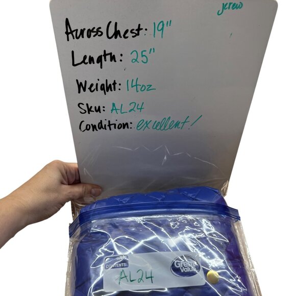 J.Crew Quilted Puffer Vest Bright Purple Blue Size Medium - Picture 13 of 16